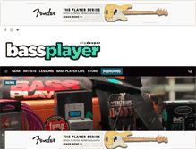 Tablet Screenshot of bassplayer.com